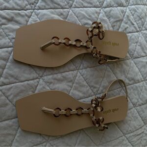 Cult Gaia Beige Sandals